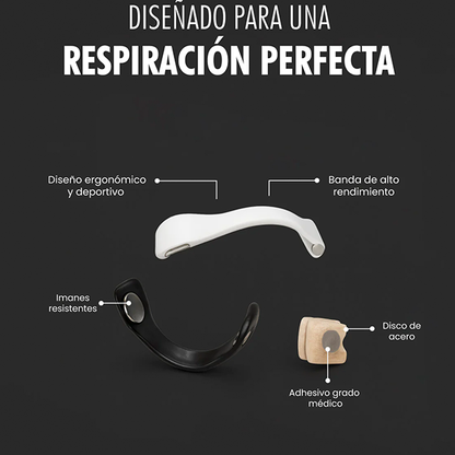 OFERTA 2X1  🔥 Tiras Magnéticas para Respirar Mejor y Eliminar Ronquidos