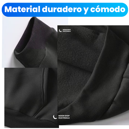 Sudadera Ninja con Capucha y Pasamontañas 🥷 Perfecto para Invierno, Moto y Aire Libre ✨