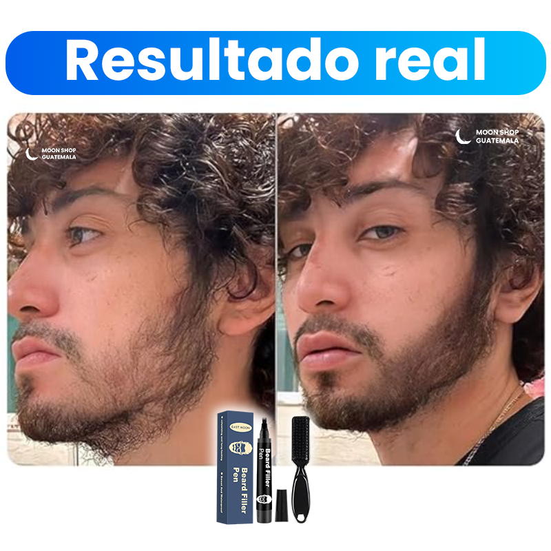 OFERTA 2x1 🔥 Bolígrafo Rellenador de Barba Impermeable – Acabado Natural y Duradero