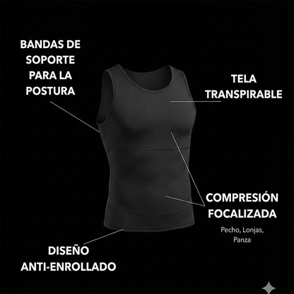 Camiseta de Compresión - Moldea tu cuerpo al instante. Sin esfuerzo, sin dietas ✨