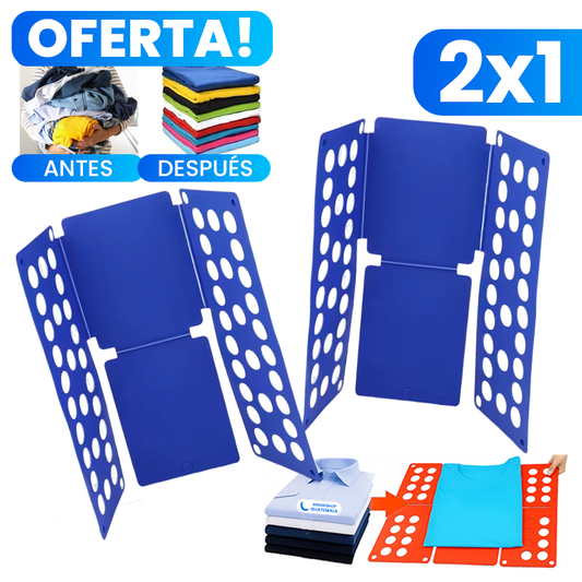 OFERTA 2X1 ⭐ Tabla para Doblar Ropa 👕 Dobla en Segundos y Ahorra Espacio