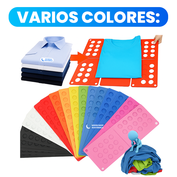 Tabla para doblar camisas de forma fácil y rápida