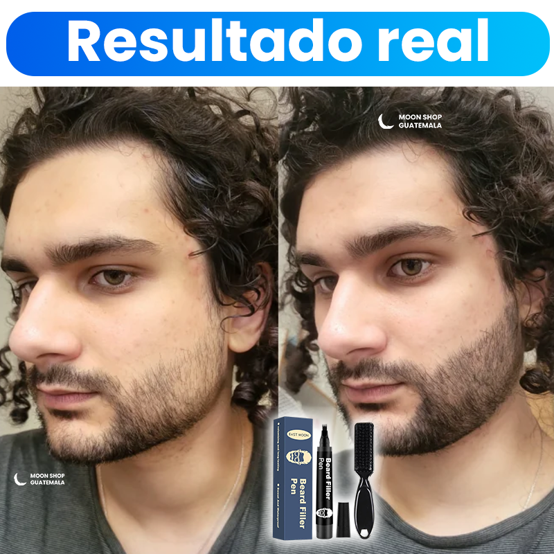 OFERTA 2x1 🔥 Bolígrafo Rellenador de Barba Impermeable – Acabado Natural y Duradero