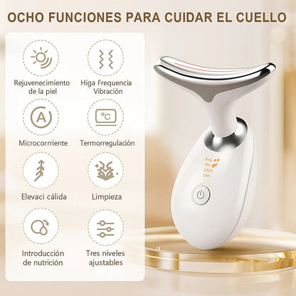 Masajeador Facial - Terapia de Luz Facial Antienvejecimiento 7 en 1 ✨