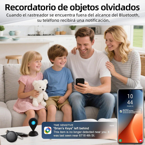 Aviso en el celular cuando el localizador queda fuera del alcance del Bluetooth
