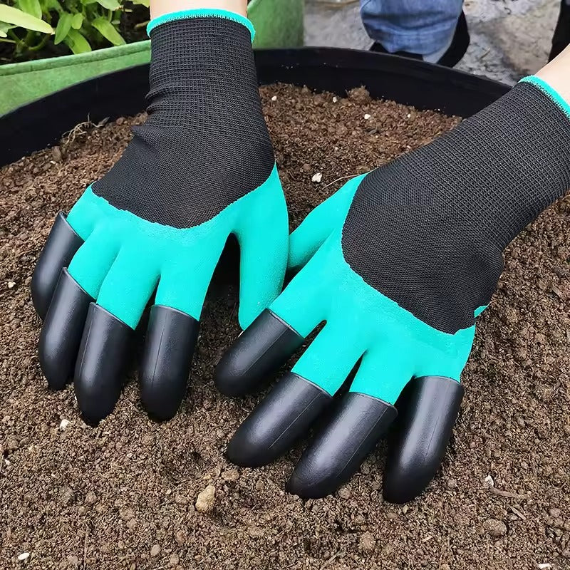 Guantes de Jardinería con Garras – Cava, Planta y Protege tus Manos