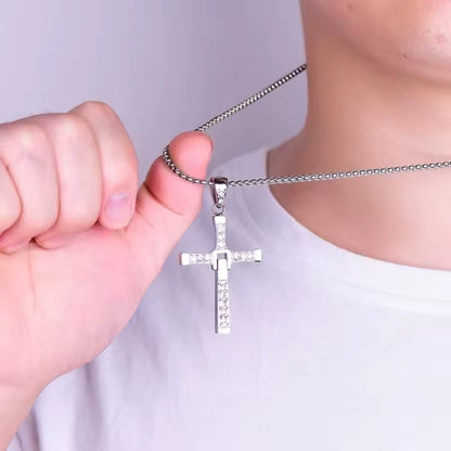Collar Cruz de Toretto con Centro Articulado que se Mueve