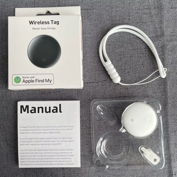 Manual del localizador compatible con la red Find My de Apple