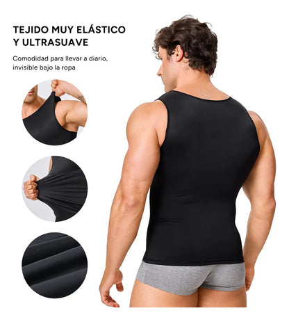 Camiseta de Compresión - Moldea tu cuerpo al instante. Sin esfuerzo, sin dietas ✨
