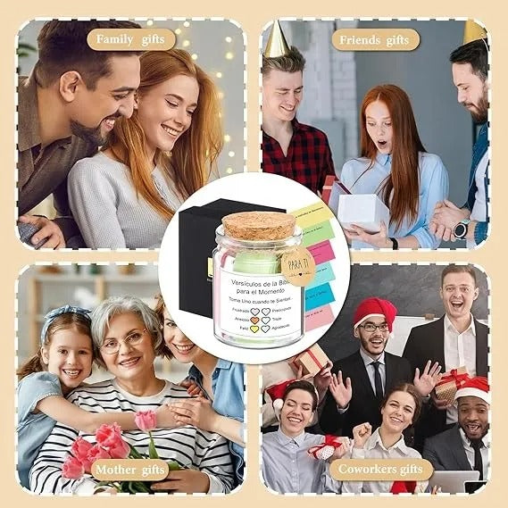 Frasco Con 120 Frases Biblicas Motivacionales