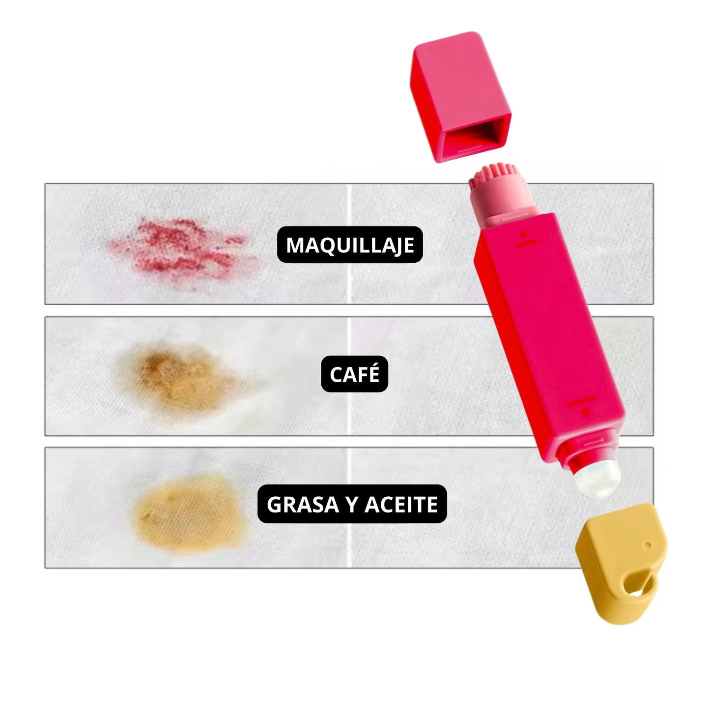 OFERTA 2x1 ⭐️ Quitamanchas Portátil para ropa - 100% ORIGINAL