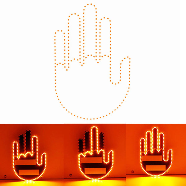 Mano LED para carro con baterías incluidas en el paquete