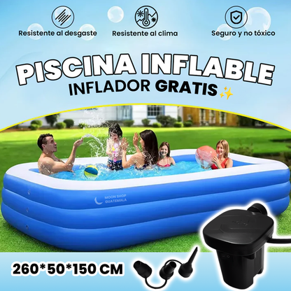 PISCINA + Inflador Portátil GRATIS 💦 🎁