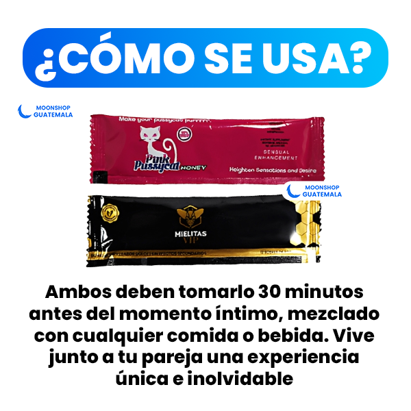 Mielita PINK potenciador natural en sobre de 20 gramos para tomar uno por día