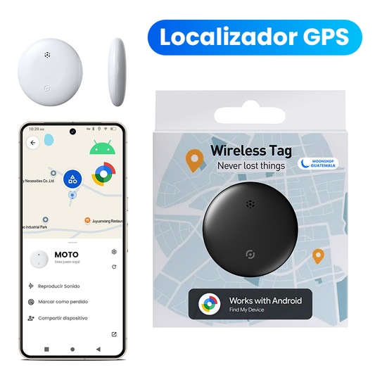Localizador Inteligente GPS Para Llaves, Equipaje, Mascotas, Vehículos, Motos y más.