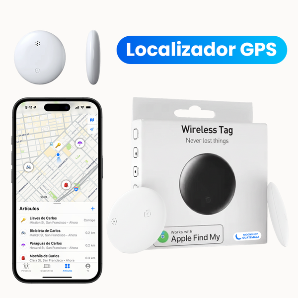 Localizador Inteligente para Llaves, Mochilas, Maletas y Mascotas, para iPhone o Android
