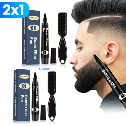 OFERTA 2x1 🔥 Bolígrafo Rellenador de Barba Impermeable – Acabado Natural y Duradero