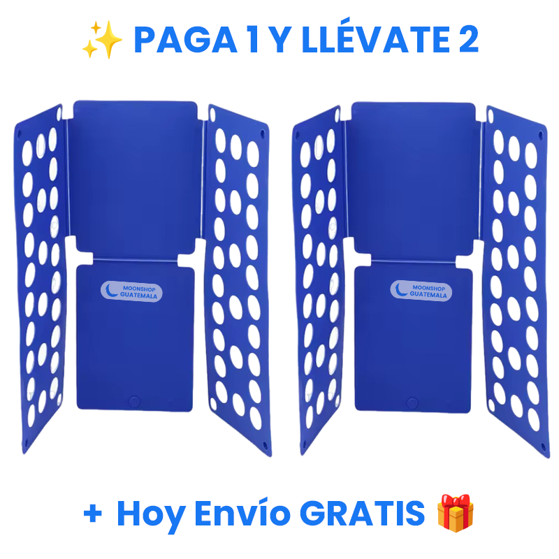 OFERTA 2X1 ⭐ Tabla para Doblar Ropa 👕 Dobla en Segundos y Ahorra Espacio