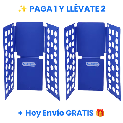 OFERTA 2X1 ⭐ Tabla para Doblar Ropa 👕 Dobla en Segundos y Ahorra Espacio