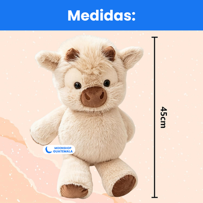 Medidas del peluche de vaquita que corre: 45 cm de alto