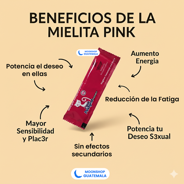 Mielita PINK y Mielita VIP, sobres de 20 gramos de miel para él y para ella