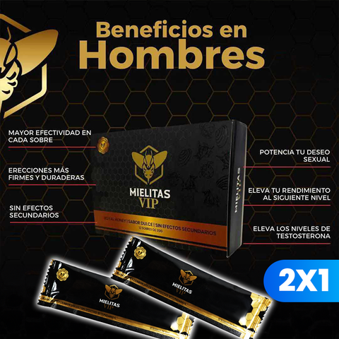 Mielitas VIP, sobre de miel para potenciar energía y rendimiento