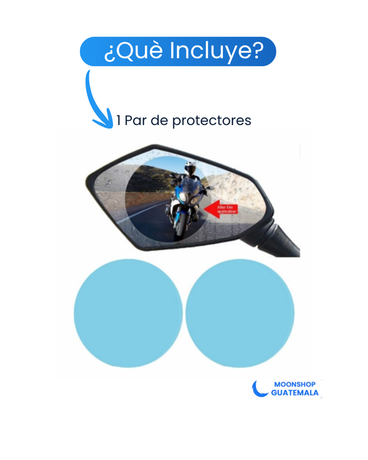 1 PAR - Protector para Retrovisor Moto