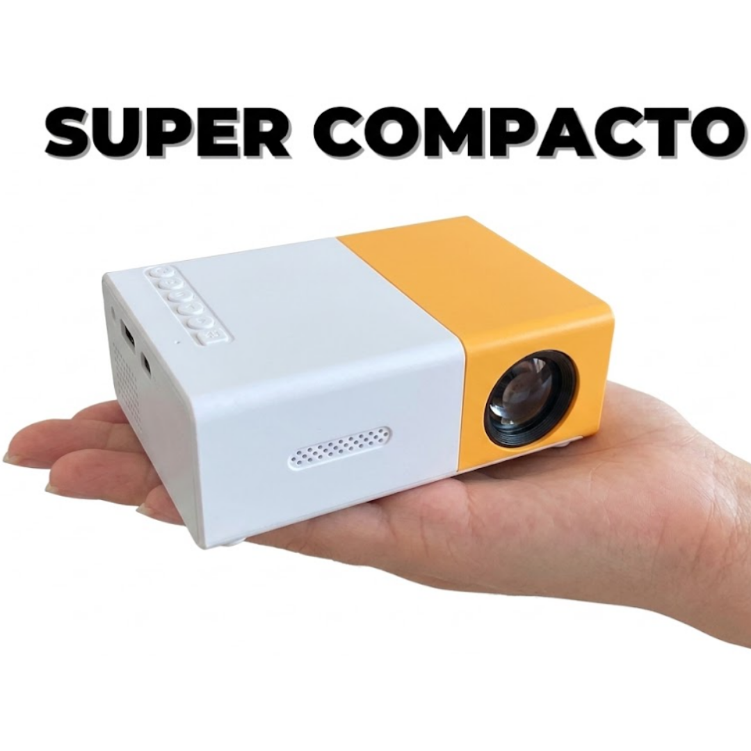 Mini Proyector Portátil LED para Cine en Casa con Control Remoto