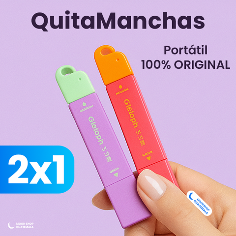 Quitamanchas portátil para ropa que remueve manchas de todo tipo