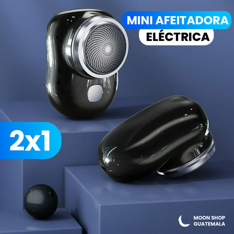 Mini afeitadora eléctrica portátil compacta para cuidado personal