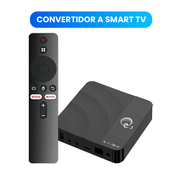 TV Box Android con puertos USB para conectar memorias externas y dispositivos