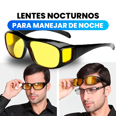 Lentes nocturnos para manejar de noche con protección UV