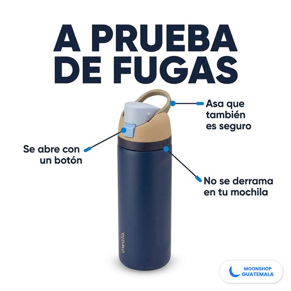 Termo Owala FreeSip a prueba de fugas: se abre con un botón y el asa es seguro