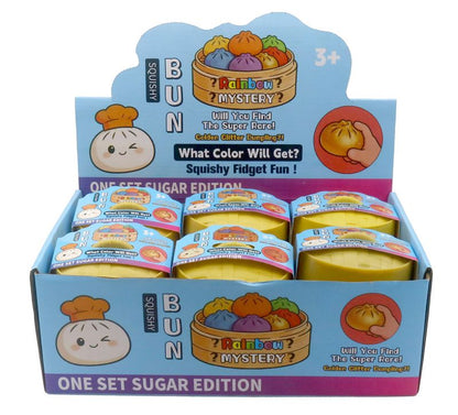 Exhibidor de Squishy Dumpling Sorpresa antiestrés con sus vaporeras