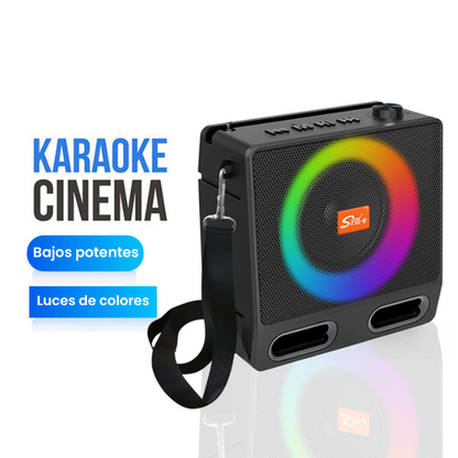 Altavoz SOLAR Inalámbrico Bluetooth con radio FM, portátil con correa. S407