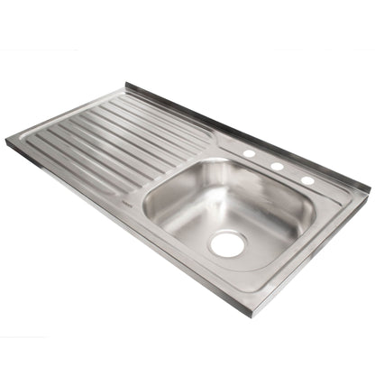 Lavatrastos ala Izquierda con kit 100 X 50Cm Yarden